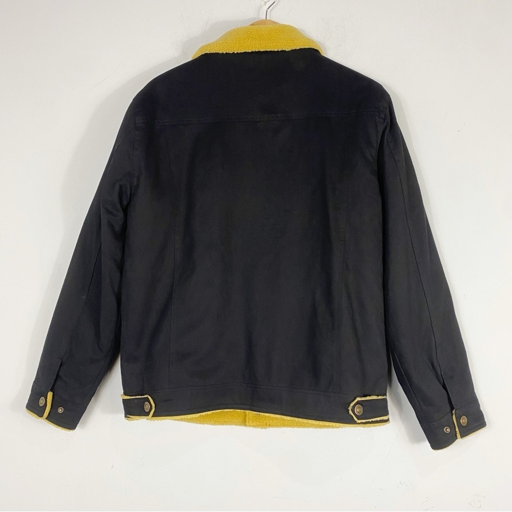 SERREMO Everest Yellow Fleece Lining Black Jacket - Picture 5 of 10